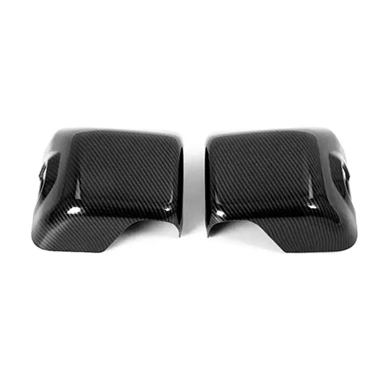 A85E-Car Exterior Side Rearview Mirror Cover Reversing Rearview Mirror Protection Housing Trim For Jeep Wrangler JL 2018-2023