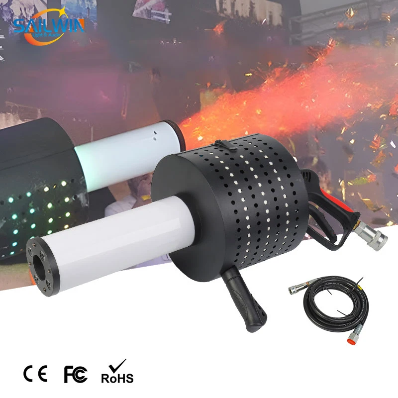 Sailwin-Machine à Confettis 4x3W RGB, Full Document LED, CO2 Gun, Fog Machine, Pyro Jet Confett Bl84, Wedding Event Interdit