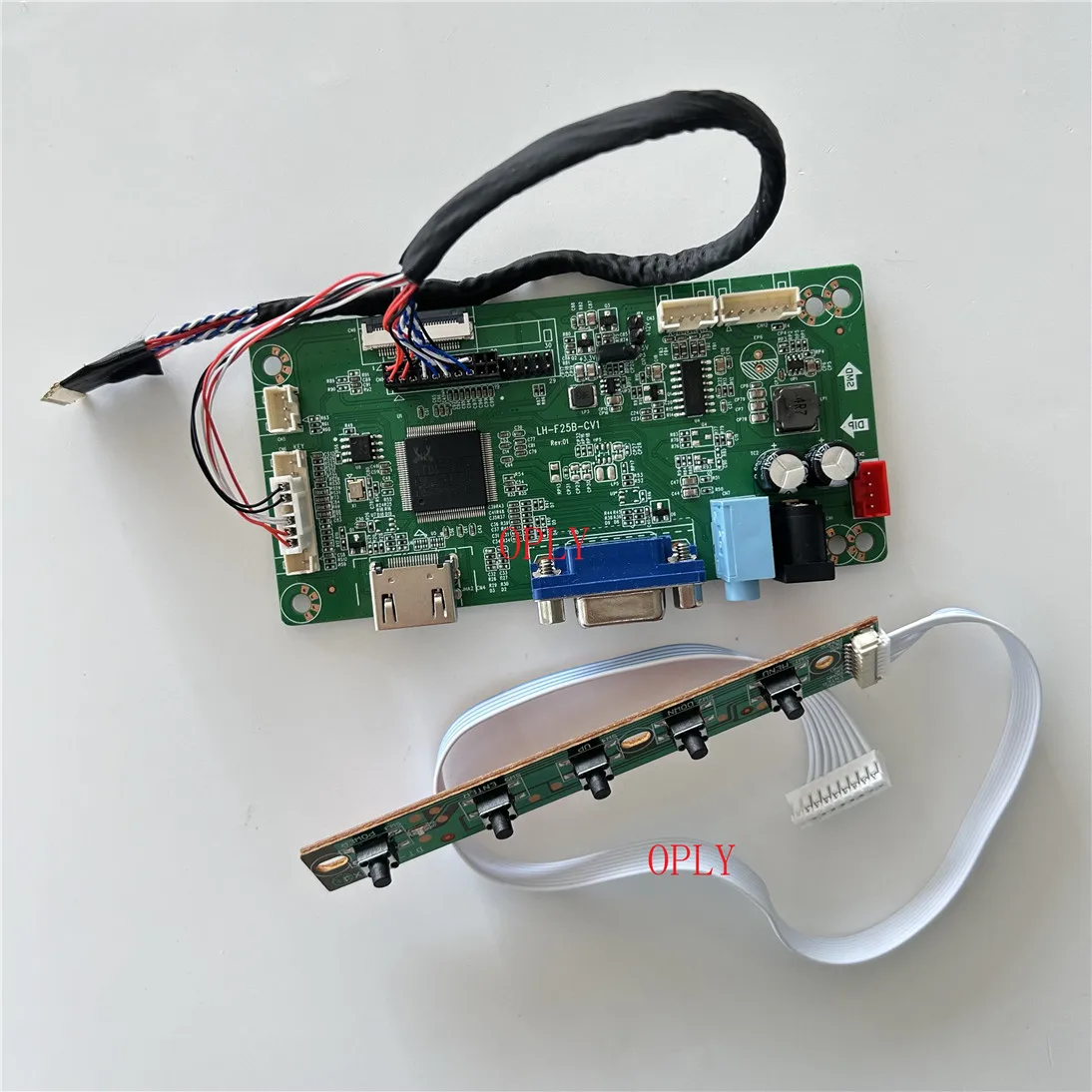 

58C Controller board for N089L6-L02 N089L6-L03 N089L6-L06 M101NWT2 1024x600 Panel HDMI-Compatible VGA LED LCD screen