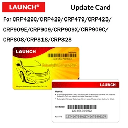 LAUNCH Original Pin Card Software Update Card Support for X431 CRP429C CRP479 CRP469 X431 CRP423 CRP909E CRP909 CRP909X
