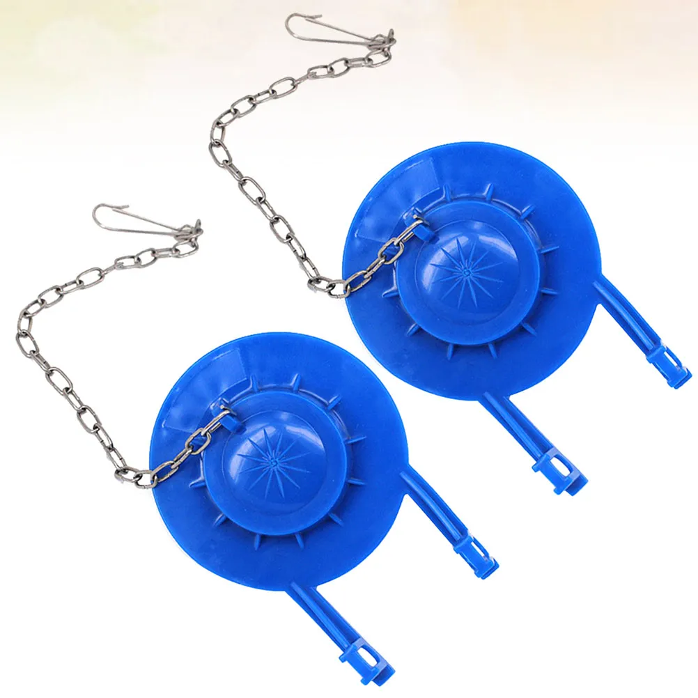

2Pcs Tank Valve High Quality Stainless Steel Chain Easy Installation Compatible with Most Home Office