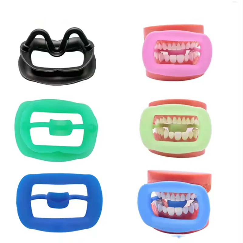 1 PC Dental Soft Silicon 3D Lip Cheek Retractor Autoclavable Mouth Opener Cheek Expand Dental Orthodontic Consumables 6 Colors