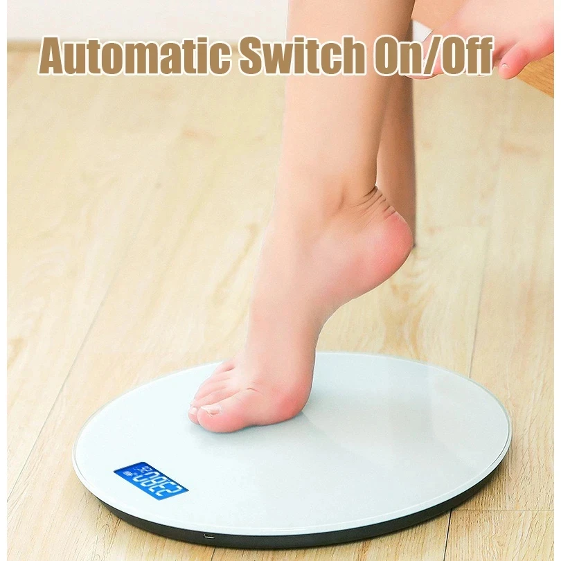 Digital Smart Bathroom Body Weight Scale With Led Display_voghion.com