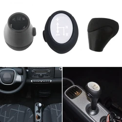 Gear Knob Automatic Knob Silver For Smart Fortwo 450 451 1998-2014 Smart Roadster 452 2003-2006 Gear Head Case Sleeve