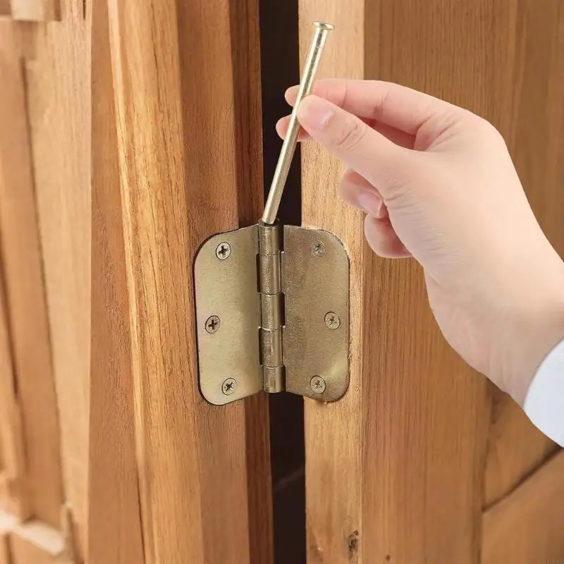F19B 8pcs Premium Door Hinges Replacement Pin for Wooden Garage Door Enduring Performances Without Modification Needed