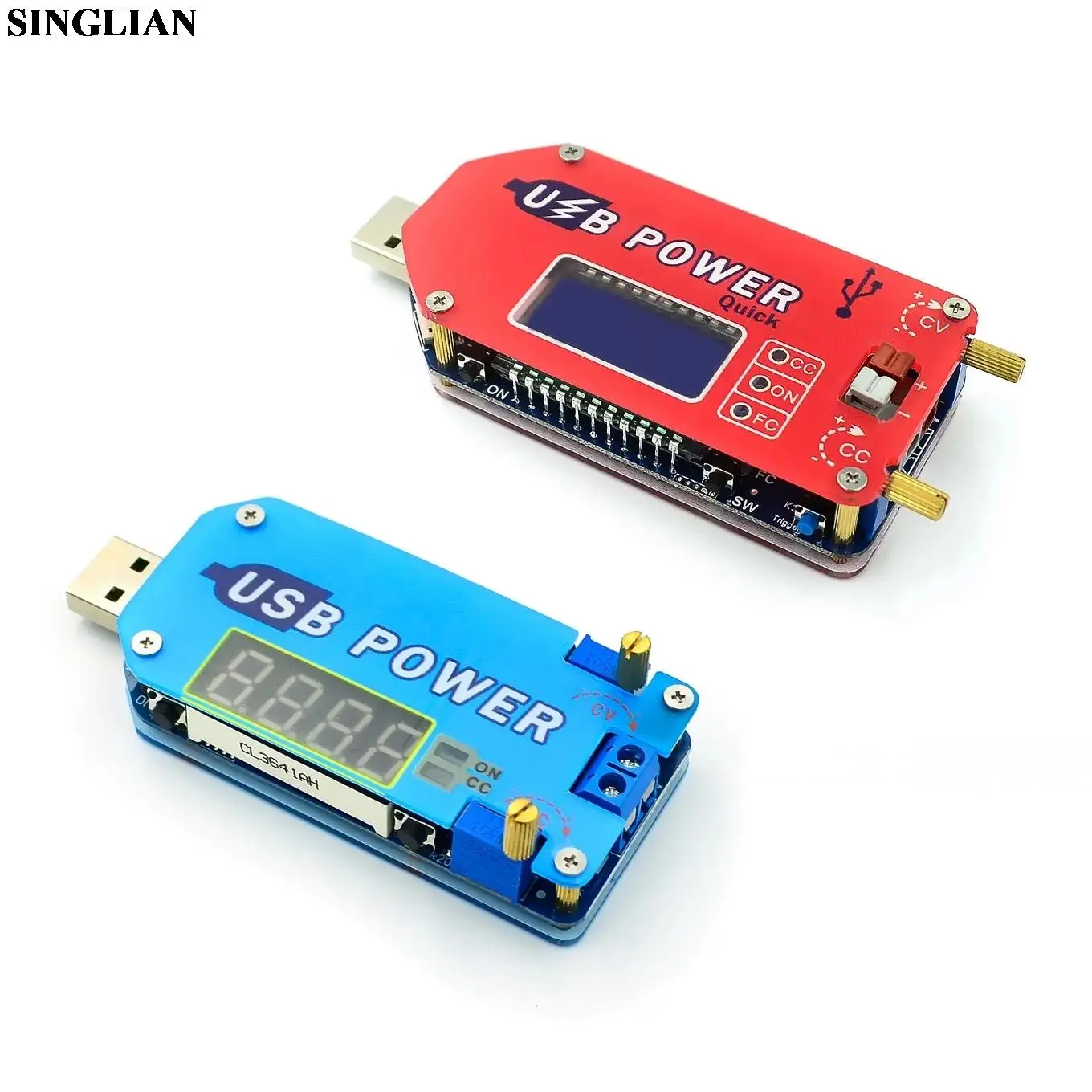 DP2 DP3A Digital Display USB Adjustable Power Module DC 1-30V 15W QC 2.0 3.0 FCP Quick Charge Laboratory Power Supply Regulador