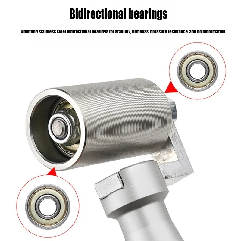 Household Wallpaper Pressure Wheel Aluminum Alloy Roller Wallpaper Structure Flat Pressure Wheel Belt Bearing 35-40mm