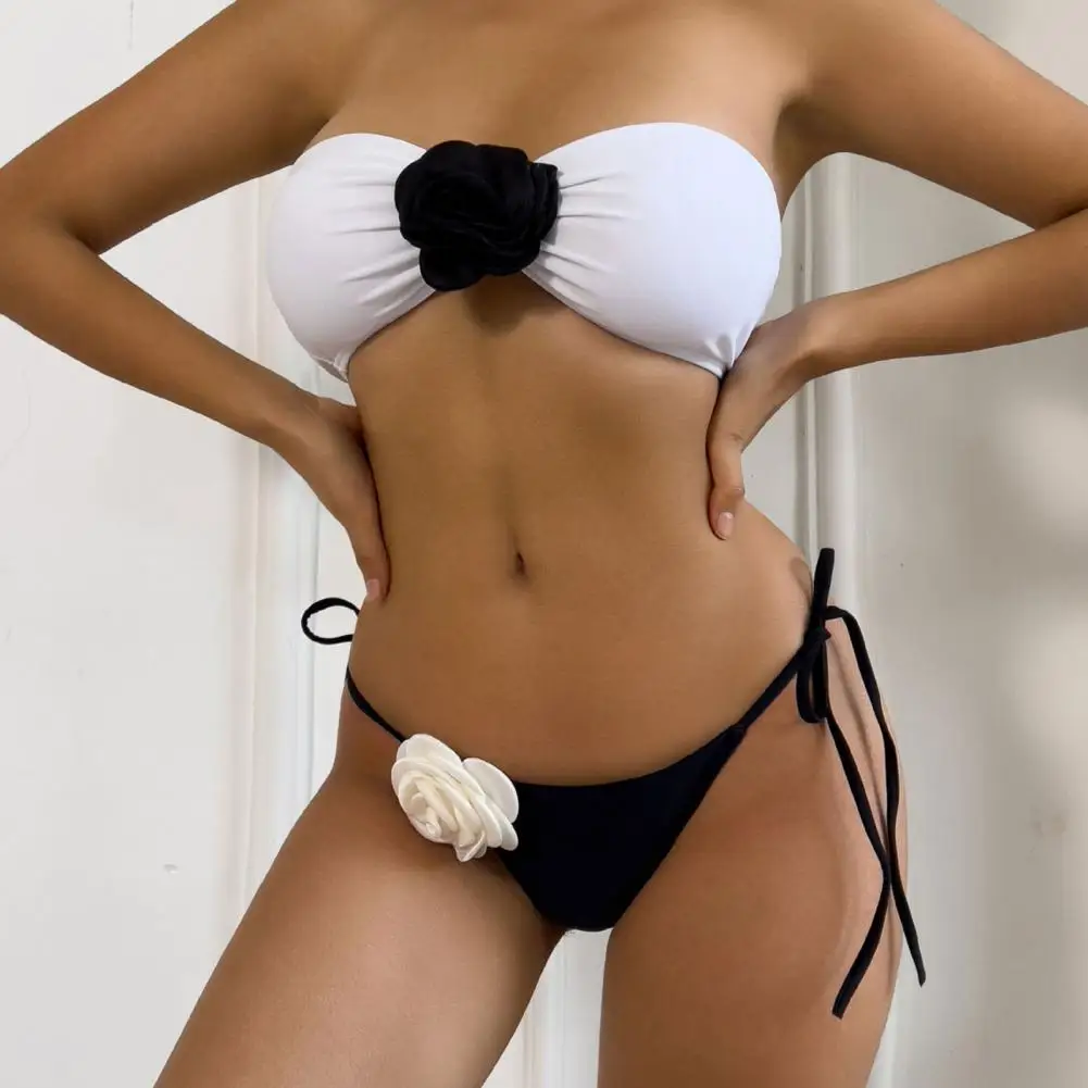 

2Pcs/Set Occasion: Our women's swimwear is suitable for any occasion, perfect for beach, daily, vacation, travel, party,