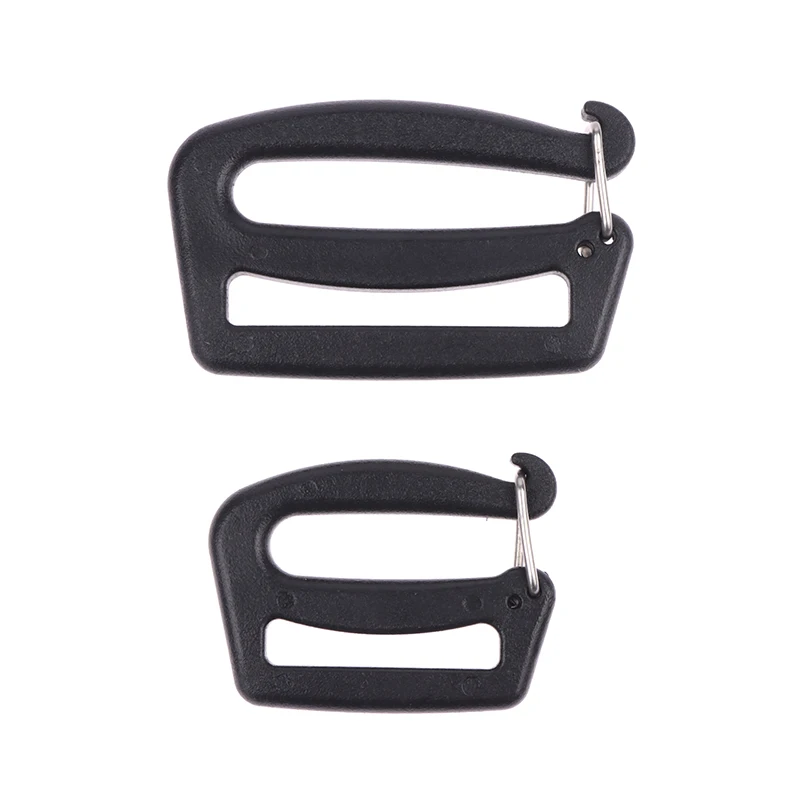 10pcs DIY Outdoor G Hook Webbing Buckles Quick Release 25/38mm Backpack Bag Clips For Luggage Sack Hiking Backpack Strap