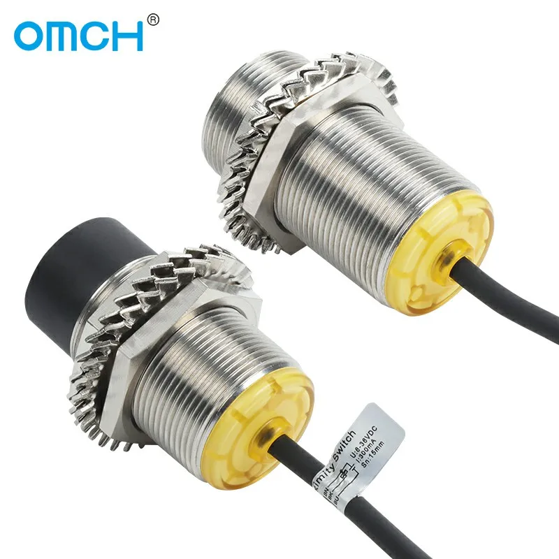 OMCH Long Distance Inductive Proximity Switch Double Detection Range 25mm LLJ30A3-25-Z / P1 Metal sensor DC PNP 3-wire