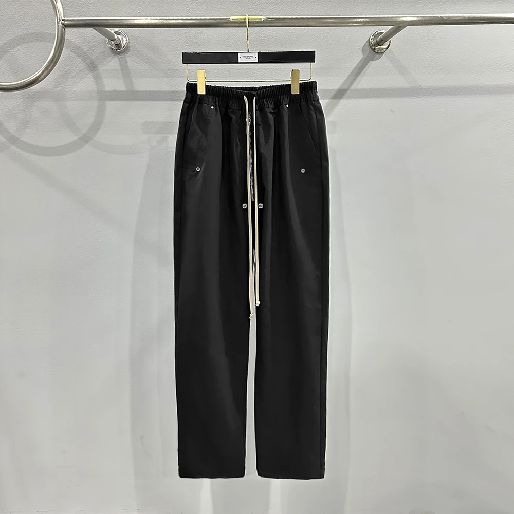 Men Cargo Harem Pants Gothic Men's Sweatpants Casual Autumn Cross Lightweight Solid Loose Black Long Pants Size XL