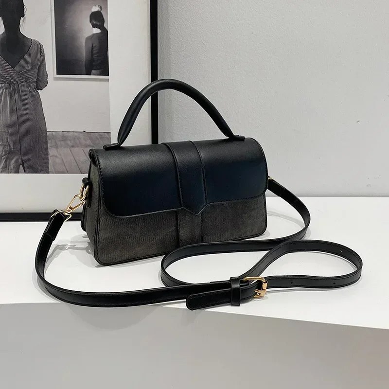

2025 New Women's Solid Color Handbag Crossbody Bag - Fashion Trendy Versatile Lightweight High-Quality PU Leather Shoulder Bag