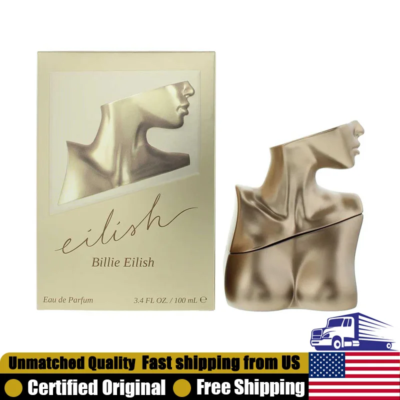Billie Eilish Eilish Eau de Parfum Spray 3.4 Oz Premium Natural Perfumes Long-Lasting Amber Vanilla Pheromones Perfume for Women