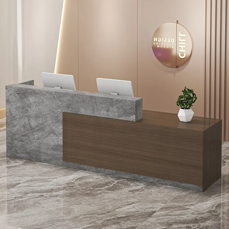 

Beauty Modern Reception Desks Shop Bar Luxury Hotel Restaurant Executive Reception Desks Organizers Bureau Trendy Furniture