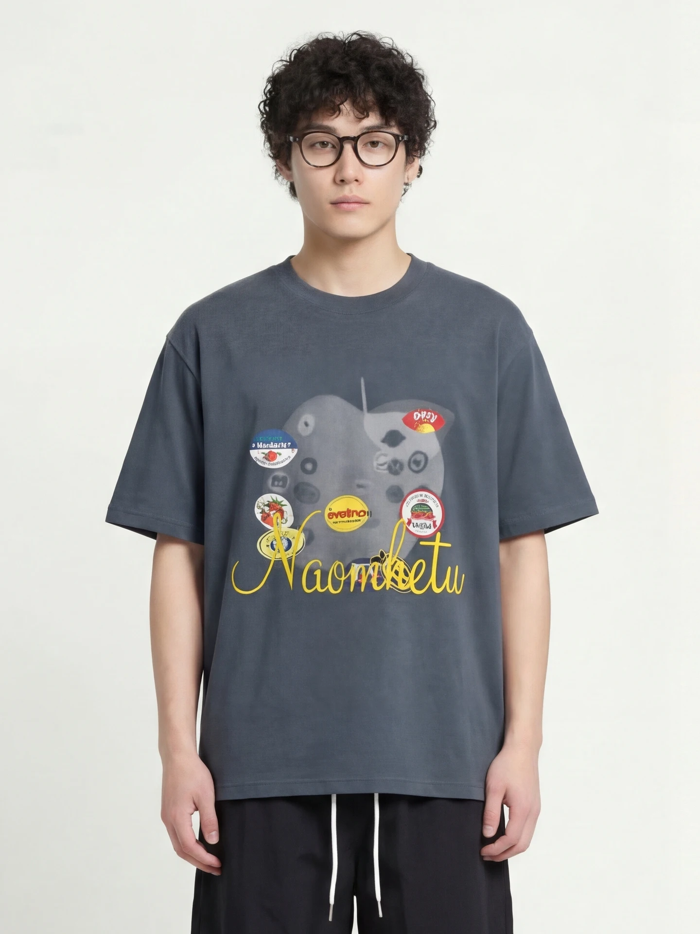 t-shirt-a-maniche-corte-da-uomo-love-to-eat-watermelon-in-cotone-casual-marca-fr-vestibilita-comoda-ideale-per-l'estate