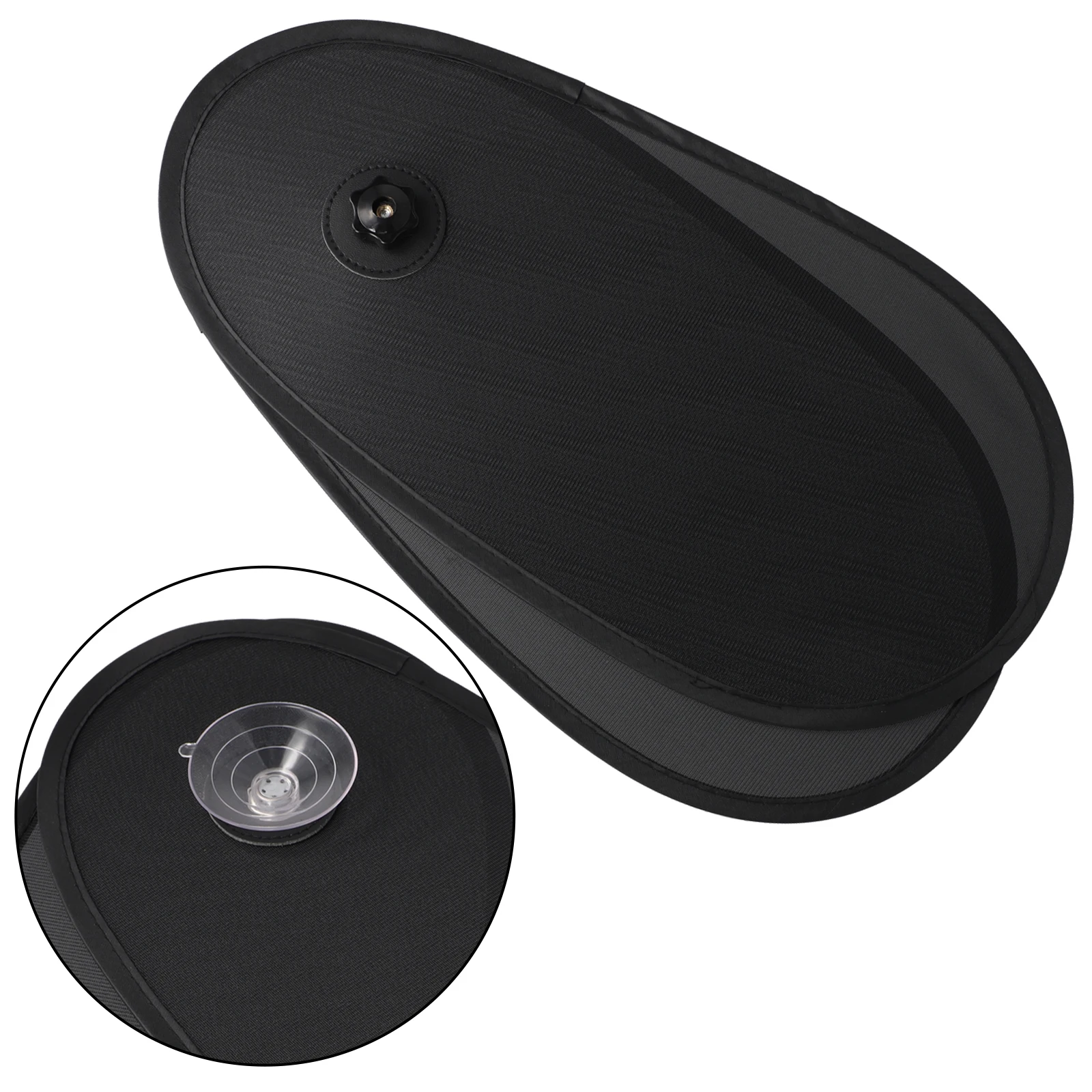 

High Quality Sun Shade Auto Parts For Window Nylon Replacement 1 Pc 15.75inchx8.27inch 40cmx21cm Adjustable Black