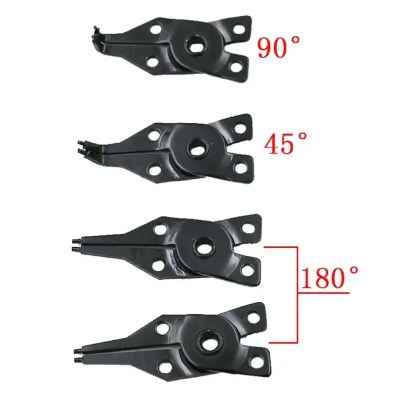 4-In-1 Circlip Pliers Set Snap Ring Pliers Multi Crimp Removable Plier Head Retaining Circlip Pliers Hand Tools Multifunctional