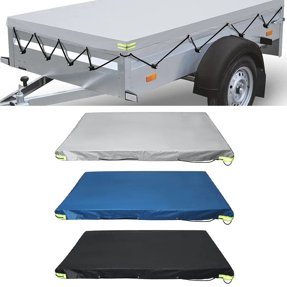 

Tarpaulin Tarp Trailer Cover Auto Roof Tent Heavy Duty Oxford PVC Dustproof Waterproof Protector Cover Travel Camping Canopy