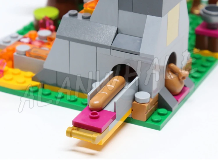 Fairy Emily Jones Building Blocks, Elfos Azari e A Padaria Mágica, Queda de Fogo 10412, Compatível com o Modelo, 323 Unidades