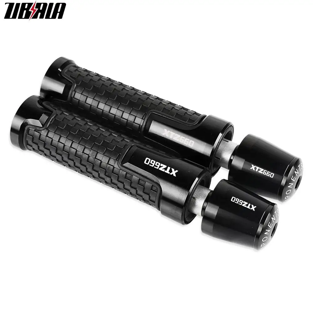 For YAMAHA XTZ660 XTZ 660 TENERE 1991-1998 Accessories 7/8 22MM Motorcycle Handlebar Aluminum Grips Handle Bar Cap End Plugs