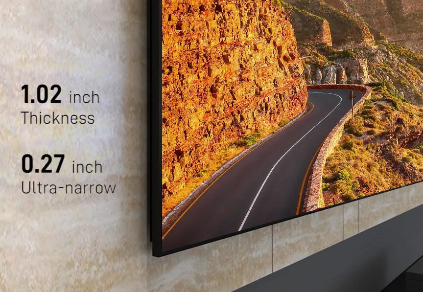 Écran de Projection ALR à cadre fixe R 90 "100" 110 "120" 130 "133" 135 "150" écran de Projection 4K HD Home cinéma Ust