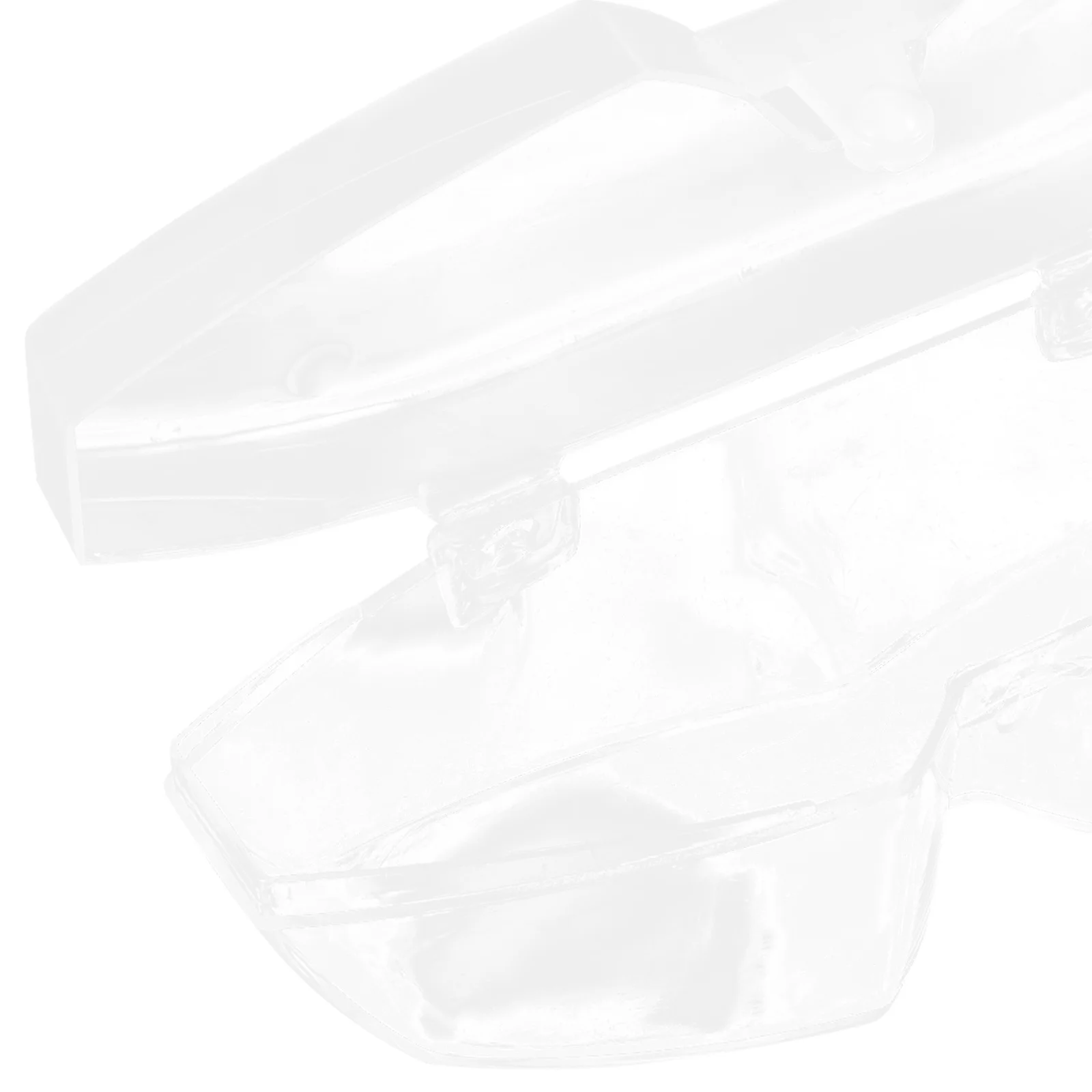 スイムゴーグルケース クリアプラスチック収納ボックス 軽量で持ち運び可能なゴーグルキャリングホルダーで旅行時の保護を容易に