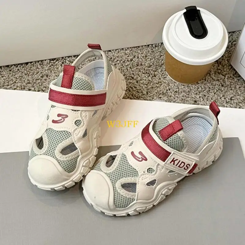 

W3JF Beach Shoes for Infant Toddler Anti Slip Sandals Outdoor Athletic Sandals