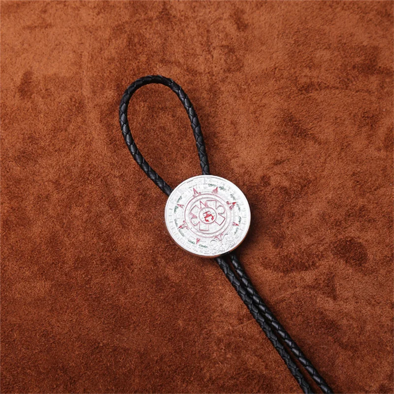New Mexico Aztec Mayan Solar Calendar bolo Tie bolo Tie