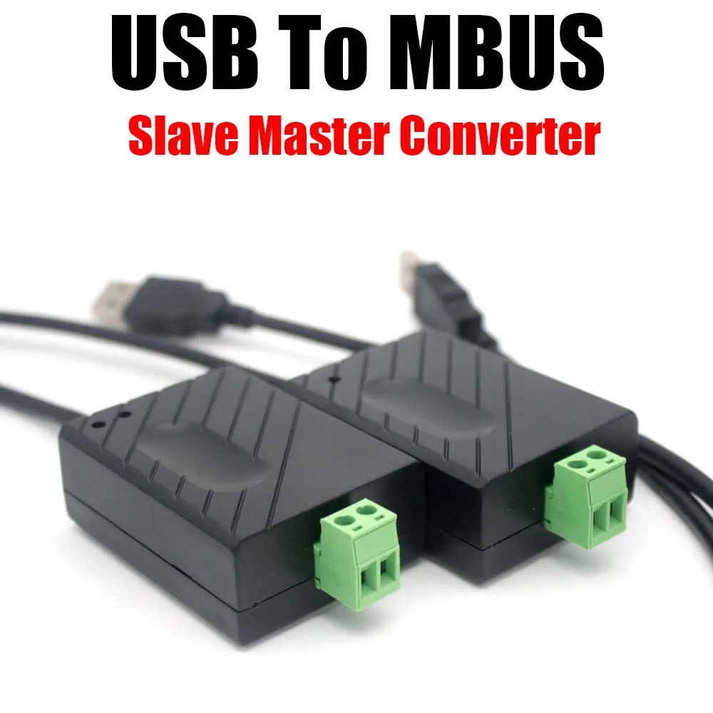 Imagem -02 - Usb para Mbus Slave Master Converter Depuração de Dados Comunicação para Electricidade Medidor Energia Água Heat Meter Home Control M-bus