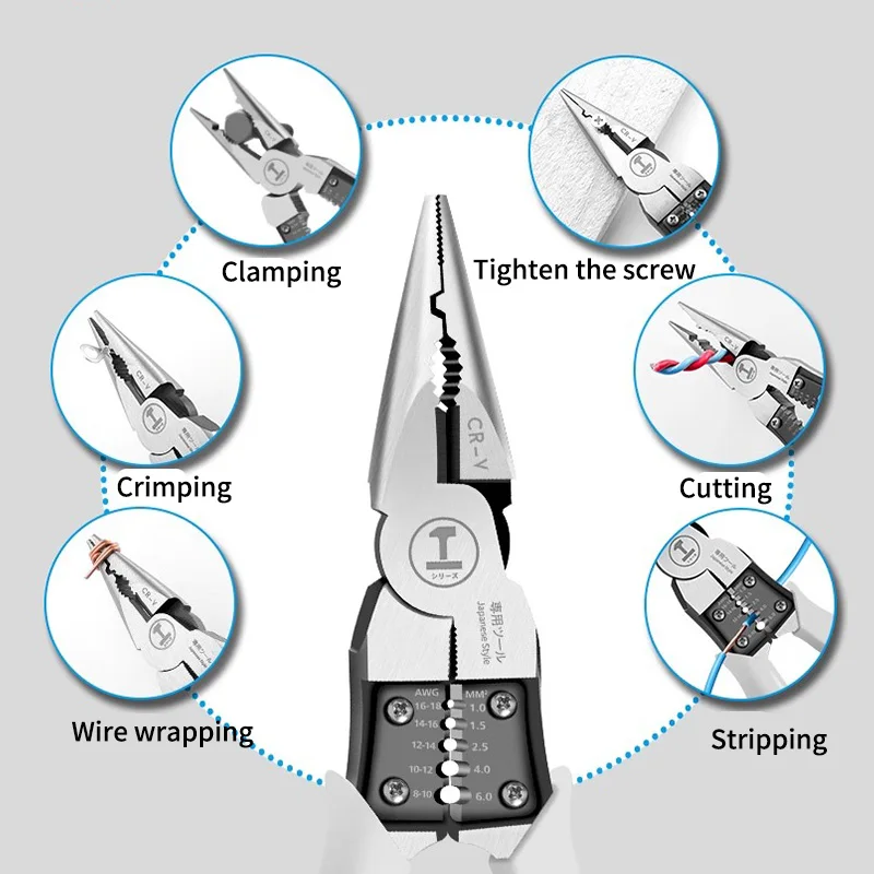 كماشة خضراء للكهربائيين أدوات أجهزة منزلية متعددة الوظائف موفرة للعمالة كماشة متخصصة لقطع أسلاك الفولاذ