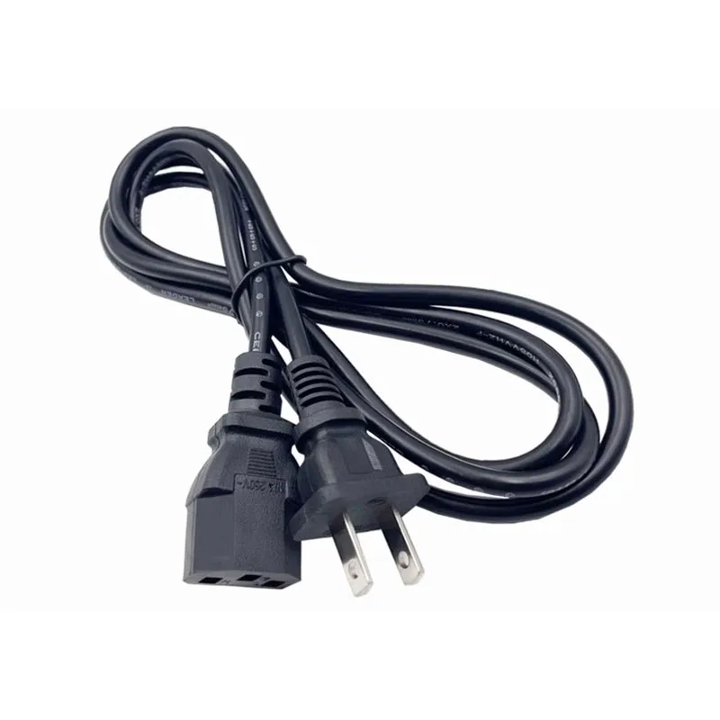 Japanese-american two-prong Canadian plug C13 Cable Monitor desktop adapter power cord 1.2/1.5m