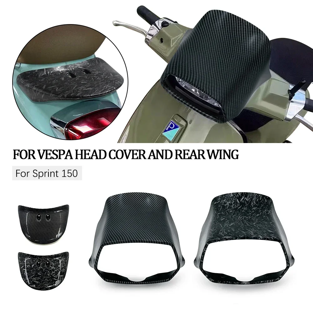 For Vespa Sprint 150 Motorcycle Scooter Headlamp Ring Headlight Cover Head Lamp Protective Cover