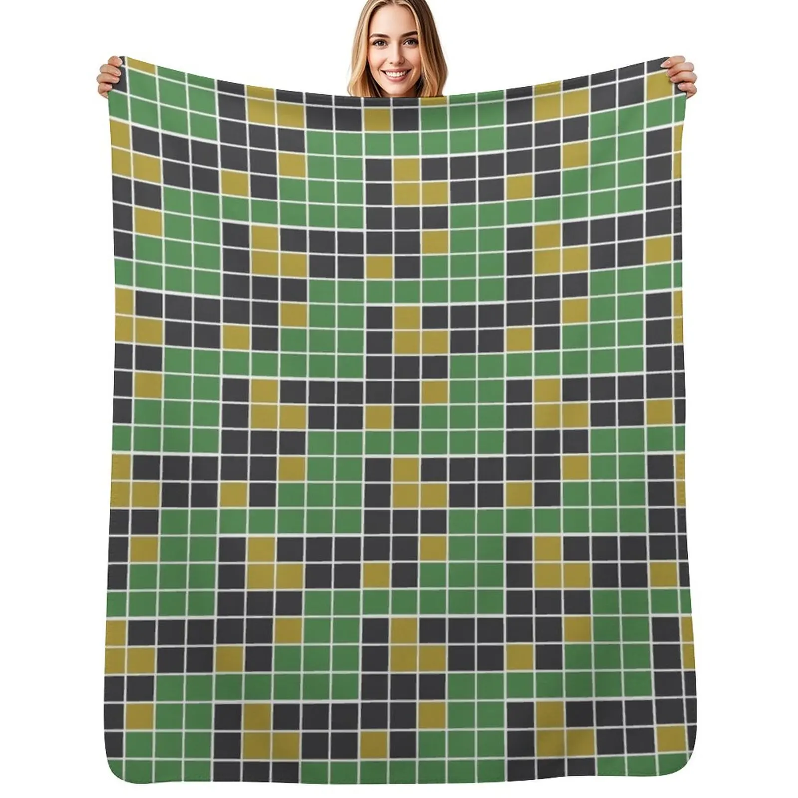 Wordle grid Throw Blanket For Baby Blankets For Baby Thin funny gift bed plaid Single Blankets