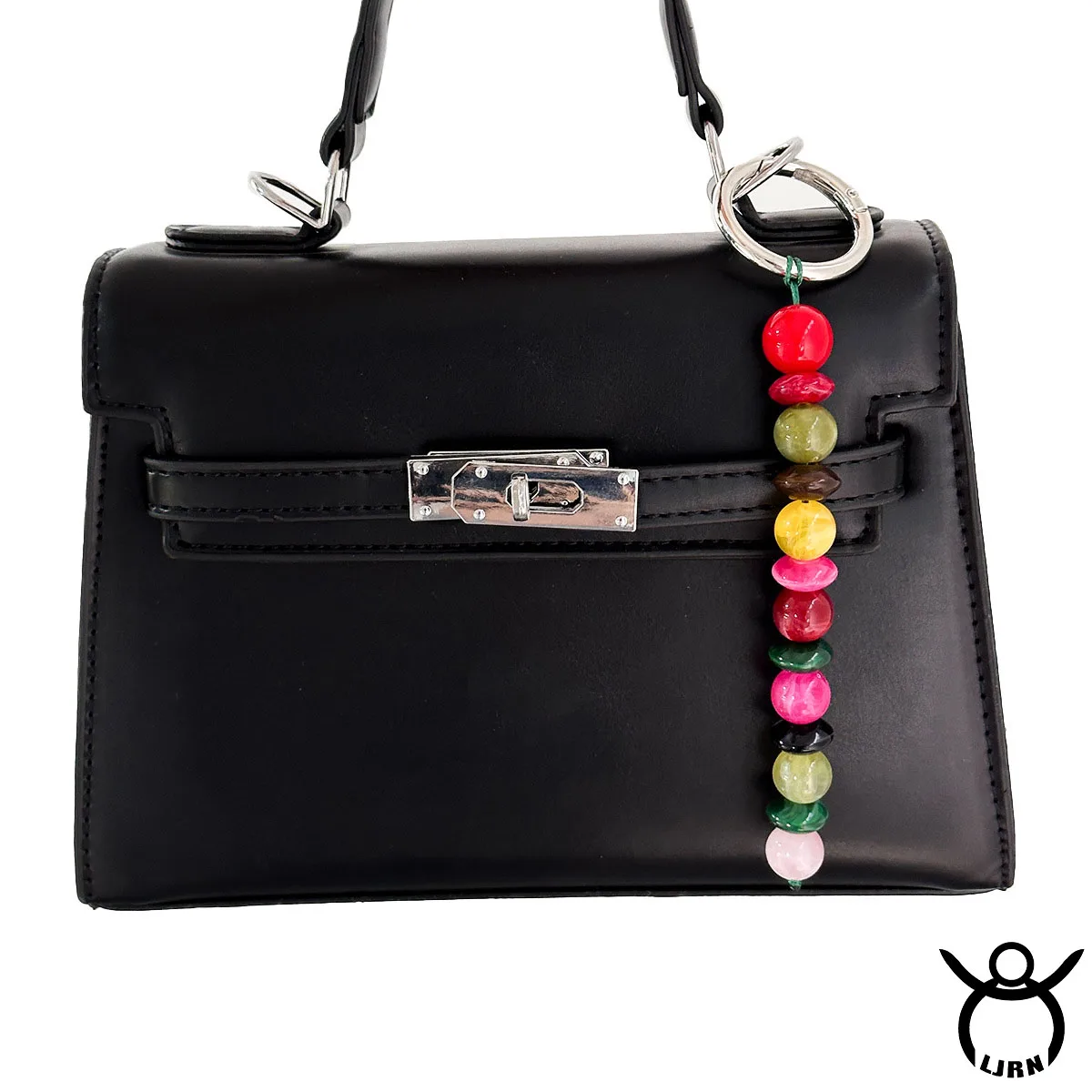 Nueva Mochila 2026, Linda y Colorida, con Cuentas de Piedra, Cadena Hecha a Mano, Llavero, Bolso de Moda, Accesorios Decorativos para Bolsos
