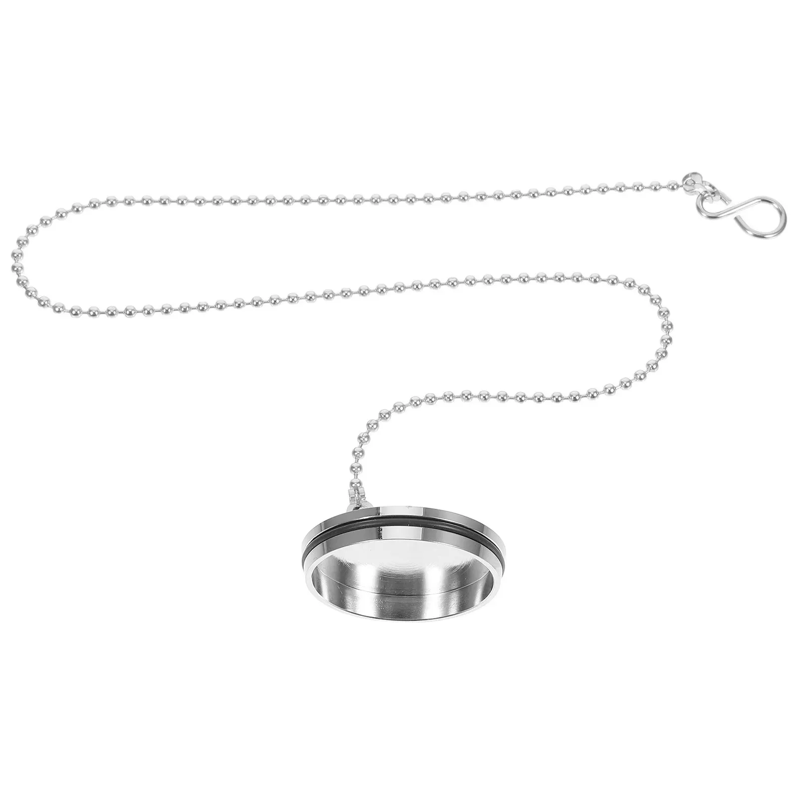 

Sink and Bathtub Drain Cover with Chain Easy Install Tub Stopper Leak Proof Design Odor Blocking Shower Drain Plug for Home Use