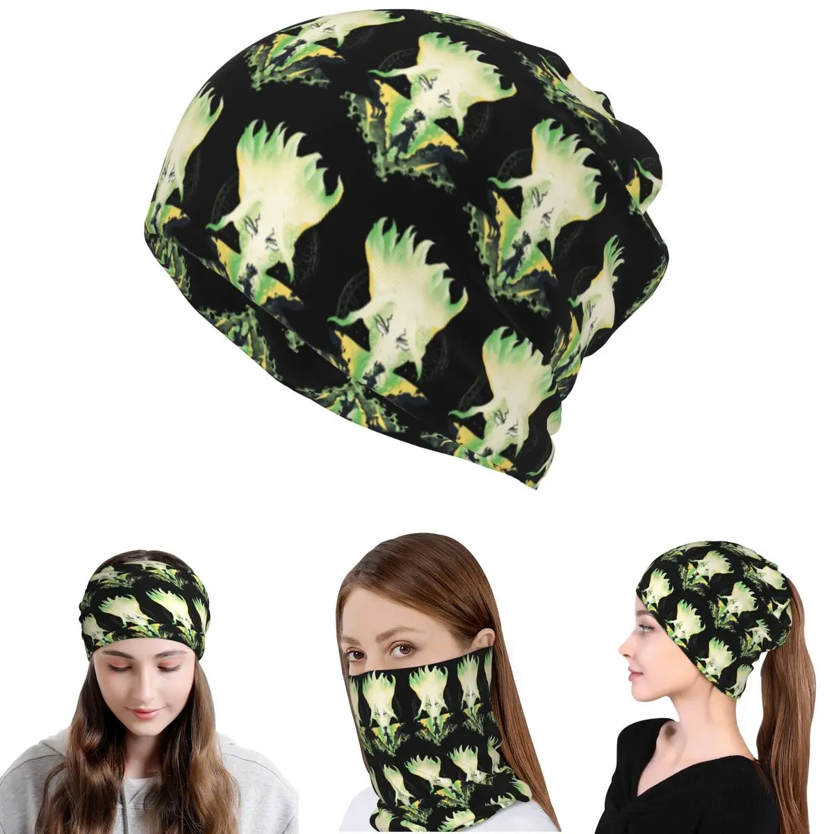 Anime Dr Stone Bandana Halstuch, Maske, Schal, multifunktionale Kopfbedeckung, Mütze, Unisex, für Erwachsene, für alle Jahreszeiten
