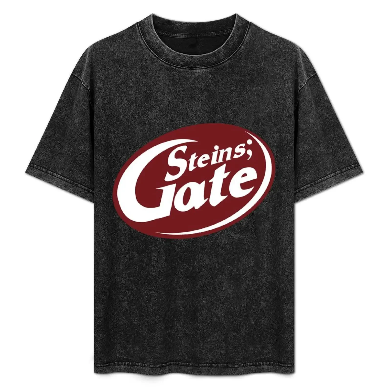 

Steins;Gate - an intellectual beverage T-Shirt street wear Man t-shirt luxury clothing labubu graphics mens funny t shirts