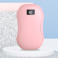 For Outdoor Camping/Golfing/Hunting 5000mAh Adorable Hand Warmer with 3 Heating Levels Temperature Display Double Side Heating