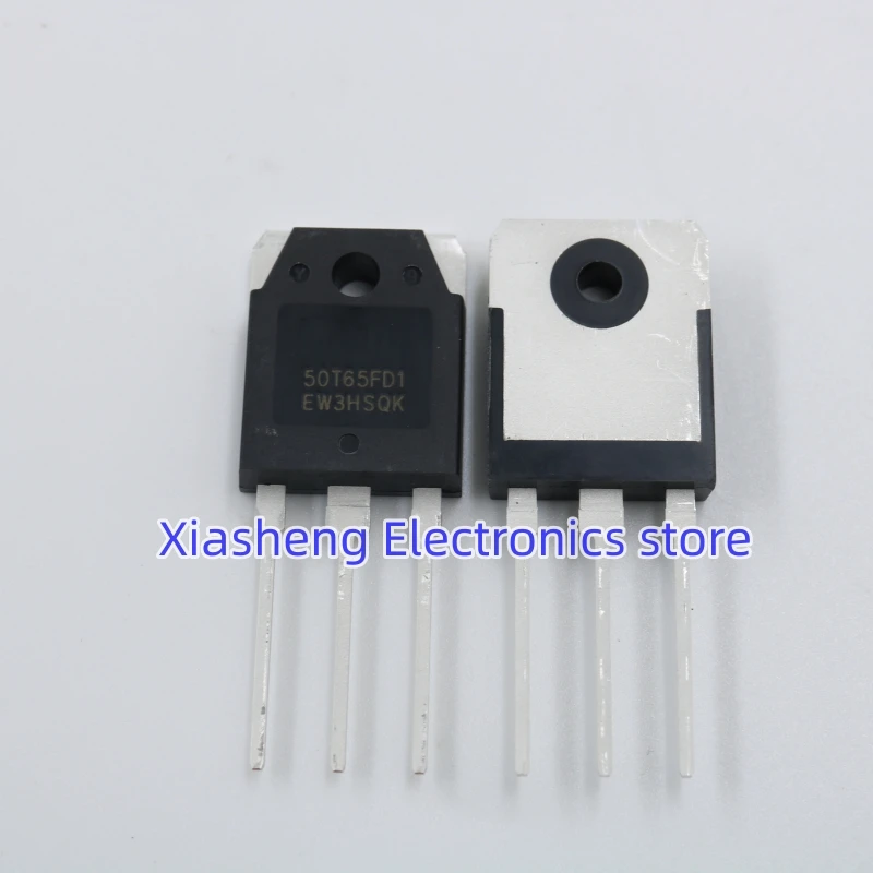 

100% New and Original 5Pcs 50T65FD1 SGT50T65FD1PN TO-3P 50A 650V Field Effect Transistor IGBT Powerful Transistors Good Quality