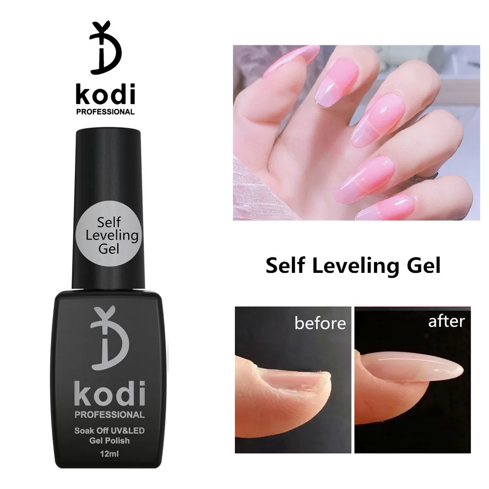 YD KODI PROFESSIONAL 12ml Russian Self Leveling Gel Nail Polish Strong Base Coat Healthy UV Varnish Gel for Nail Repair Care