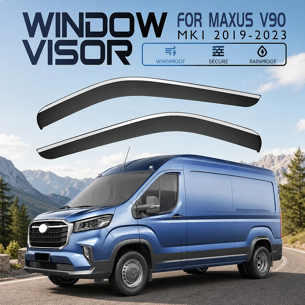

For MAXUS V90 2019+ Car Window Visor Rain Sun Shade Awning Windshield Side Shield Auto Accessories