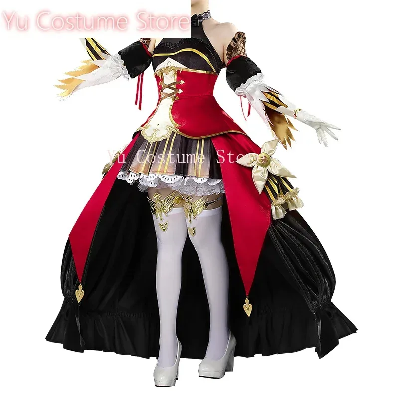 يو Umamusume: أزياء ديربي جينتيلدونا الجميلة التأثيرية كوس لعبة أنيمي زي حفلة الهالوين ملابس لعب الأدوار Dress5;c,8'z,6.k;