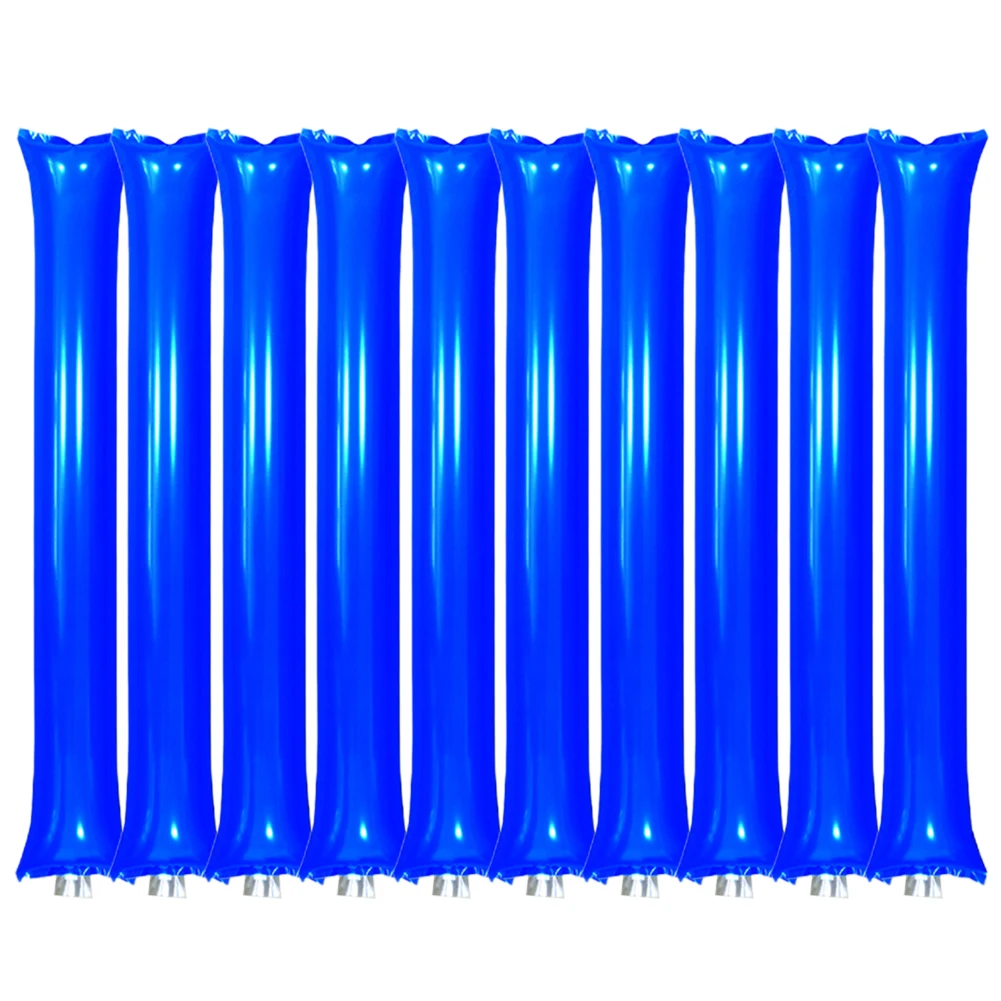 10 قطعة قضبان قابلة للنفخ ملعب صانع الضوضاء قضبان التزود بالوقود مظاهرة بالون نافخة أدوات التزود بالوقود الرياضية للحفلات يهتف الدعائم