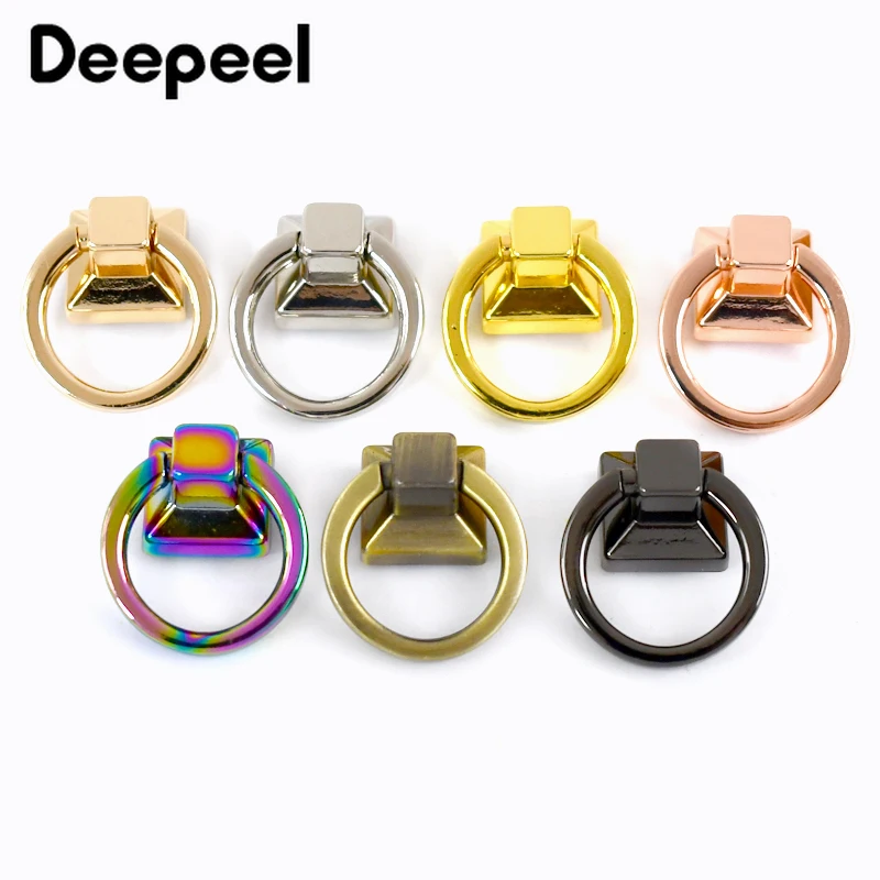 2/5/10Pcs 18mm Deepeel Metal O Ring Buckles Side Clips Buckle Bag Strap Chain Connector Hanger Clasp DIY Hardware Accessories