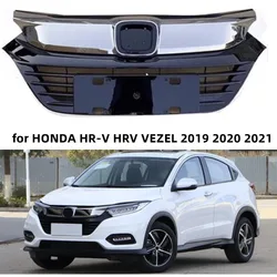 Fits for HONDA HR-V HRV VEZEL 2019 2020 2021 Black/ Silver FRONT GRILL Racing Grills