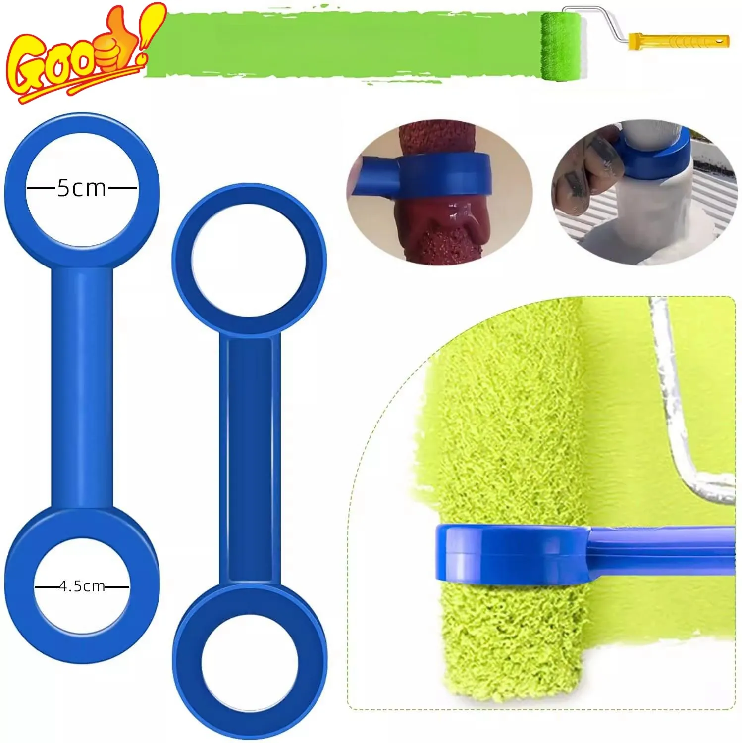 

Upgraded Paint Roller Sleeve Cleaner ABS paint roller Brush washer tool Saver paint cleaner tool spinner for Cleaning Sleeve