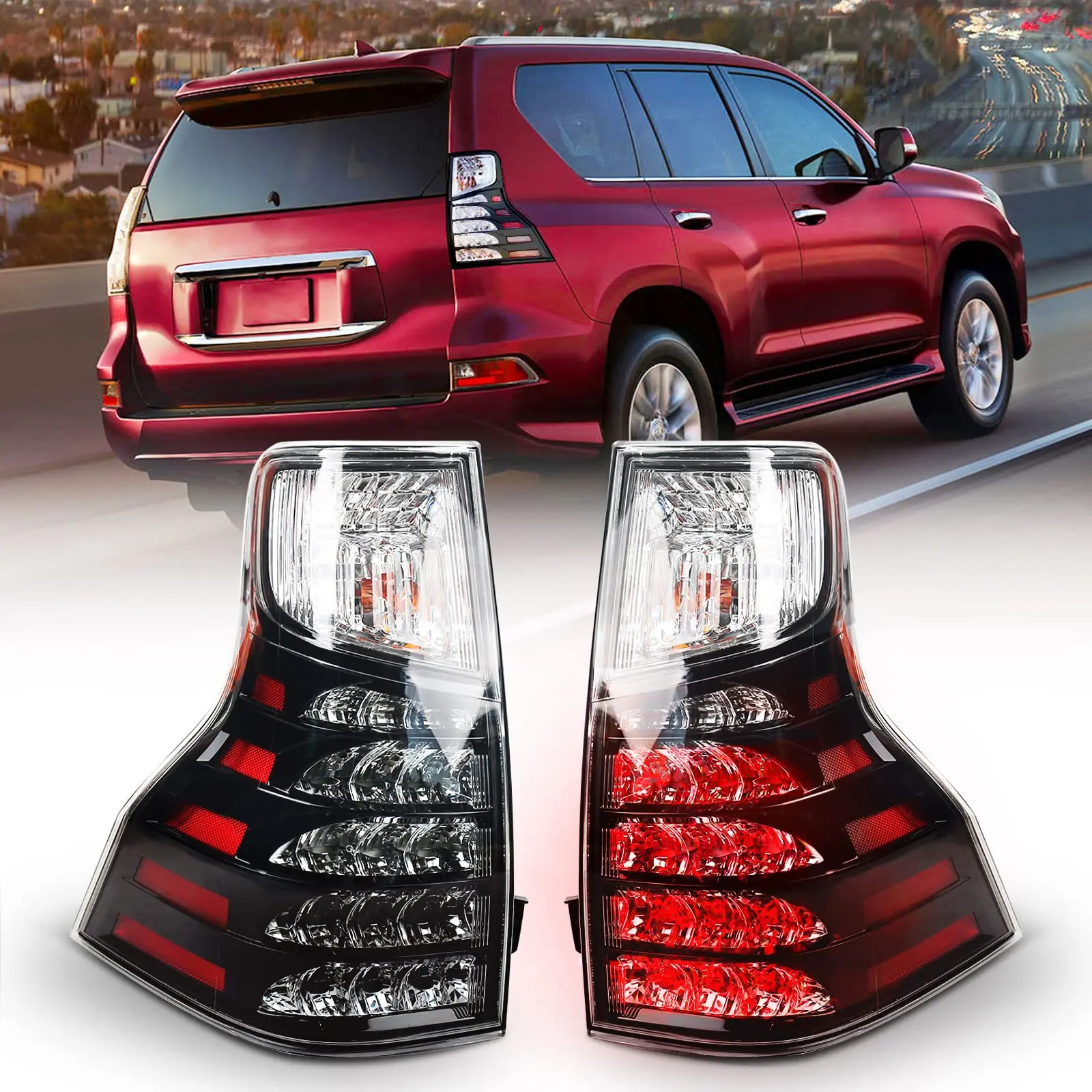 81561-60841 81551-60A01 2010-2013 Left Light Tail Lamp Light For Lexus GX460 2010 2011 2012 2013