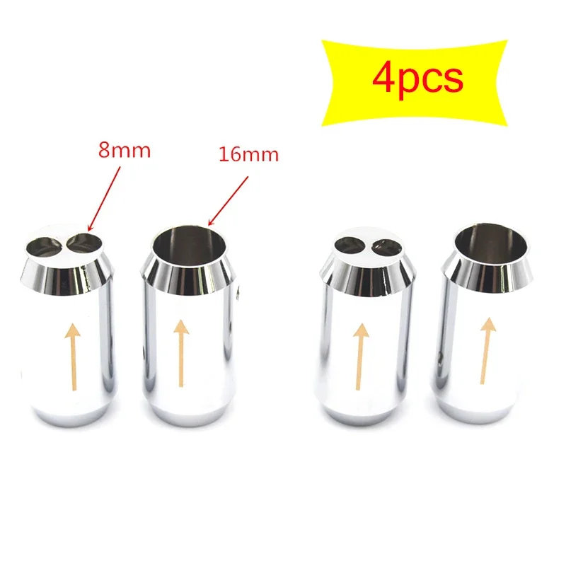 4pcs / set Speaker Cable Audio Wire Pant Boot Y splitter Diameter 16mm to Two 8mm/14mm to Two 7mm Diameter