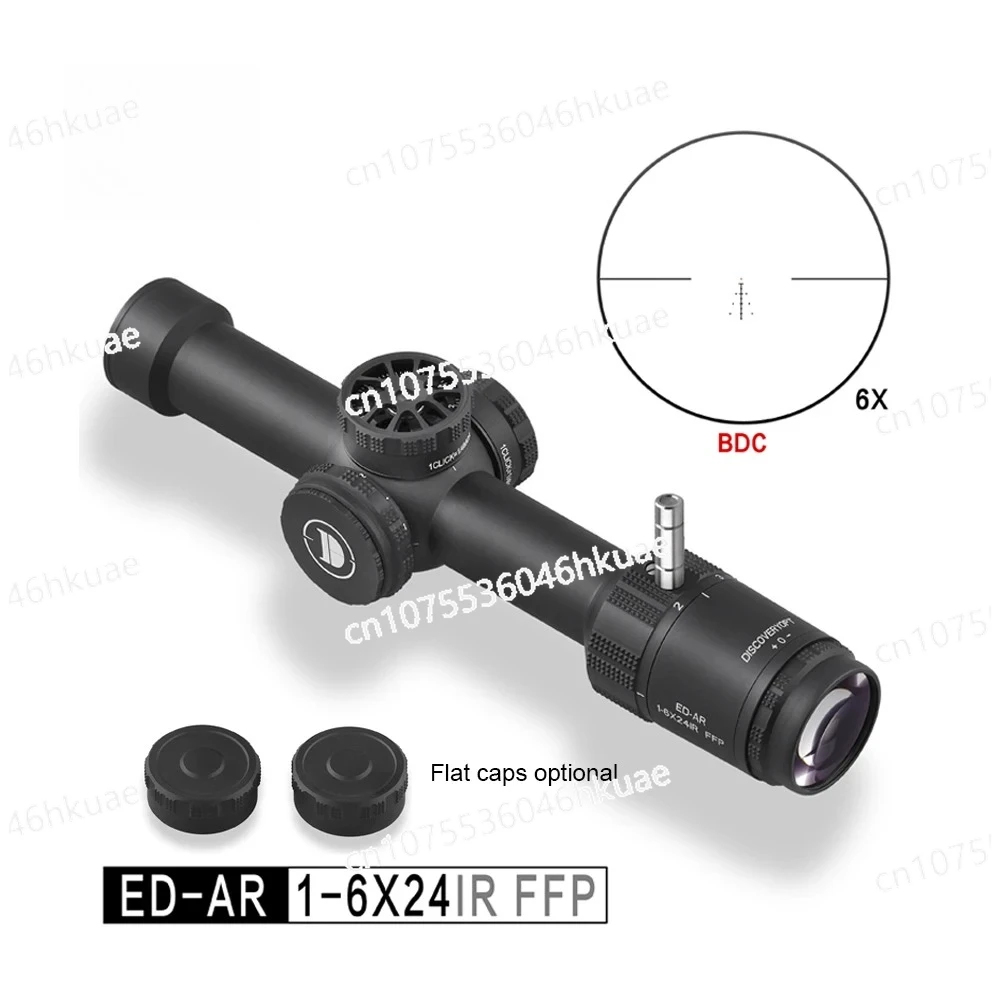 ED 1-6X24IR Riflescope HD Optic Scope Red Green Illuminated Reticle 30mm Tube Toy