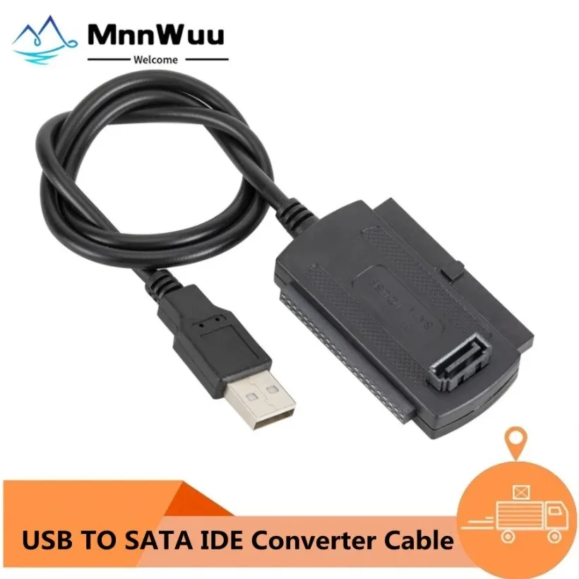 

USB 2.0 to IDE SATA S-ATA 2.5 3.5 HD HDD Hard Drive Adapter Converter USB TO SATA 480Mb/s Data Interface Converter Adapter Cable